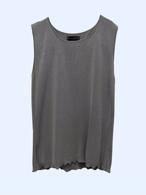 Banana Republic- Gray Sleeveless Knit Tank Top